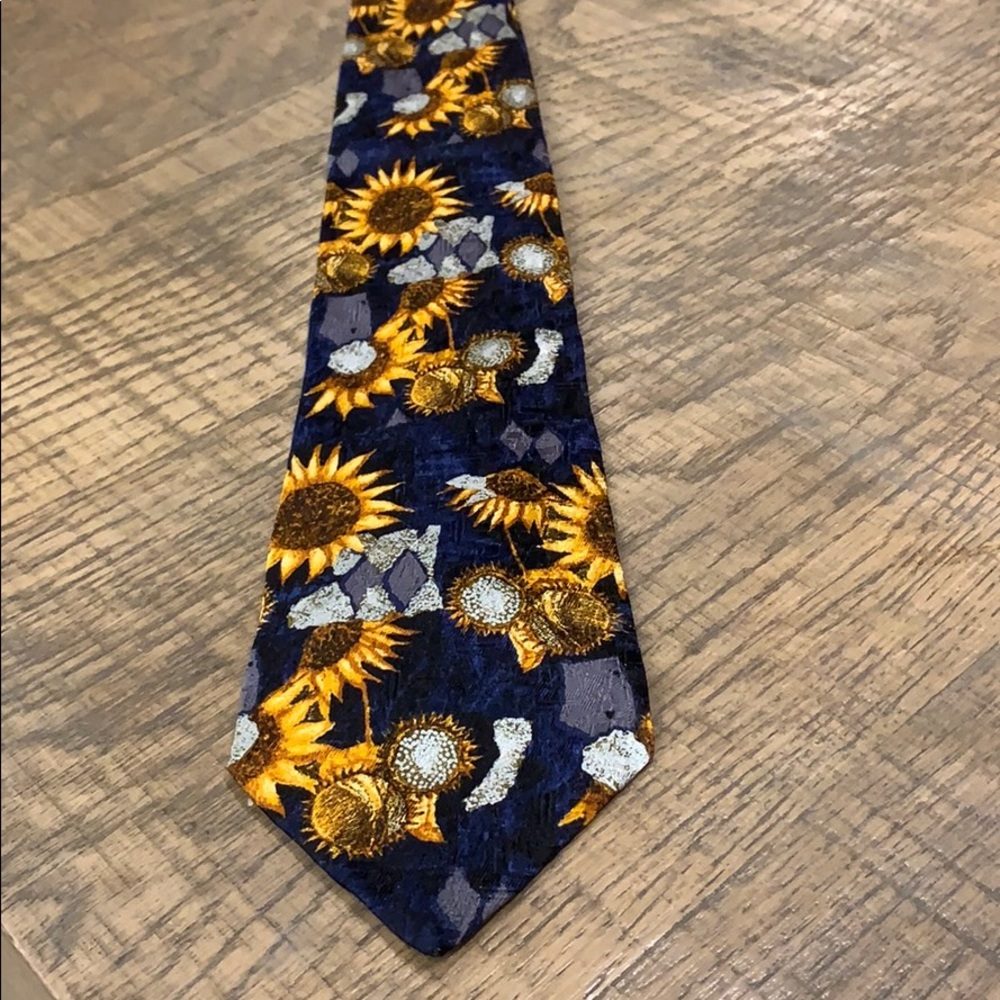 Ermenegildo Zegna Tie, Sunflower, 100% silk
